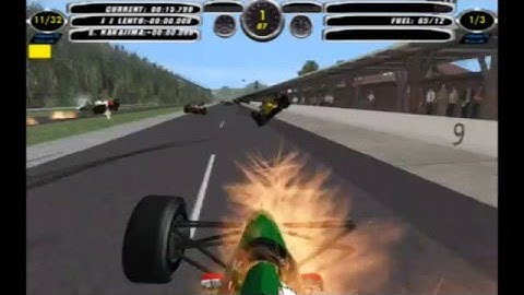 F1 Challenge VB || Avus Crash Compilation