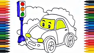 Drawing Car How to Draw And Paint Car Picture Coloring Book screenshot 5