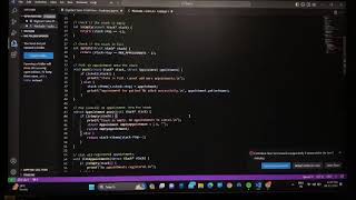 Appointment register menu driven code using C programming and the concept of stack