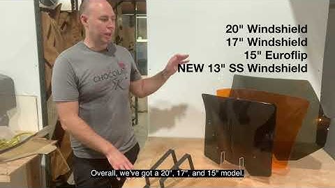 Can Am Spyder F3, F3S Sport Windshield with Hardware