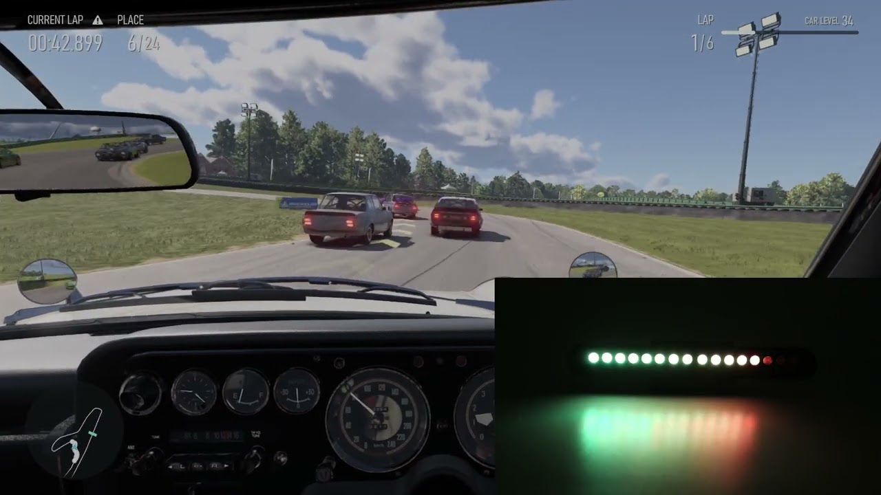 MonkeyTech3D SimHub compatible Rev Lights