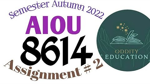 AIOU solution of assignment educational statistics course code 8614 assignment # 2