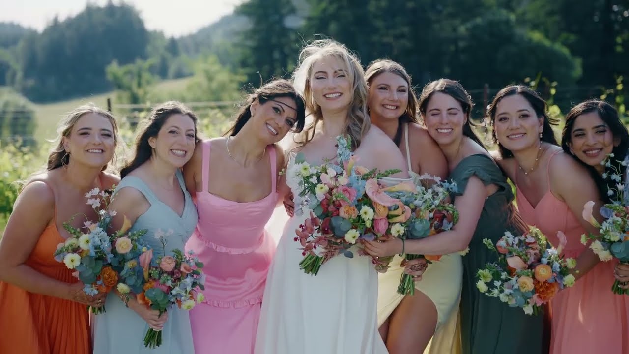 Romantic Oswego Hills Vineyard Wedding Film | Fun Vows & Emotional Moments