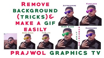 Remove Background Using Pen Tool | Photoshop | GIF Animation | Prajwol Graphics TV