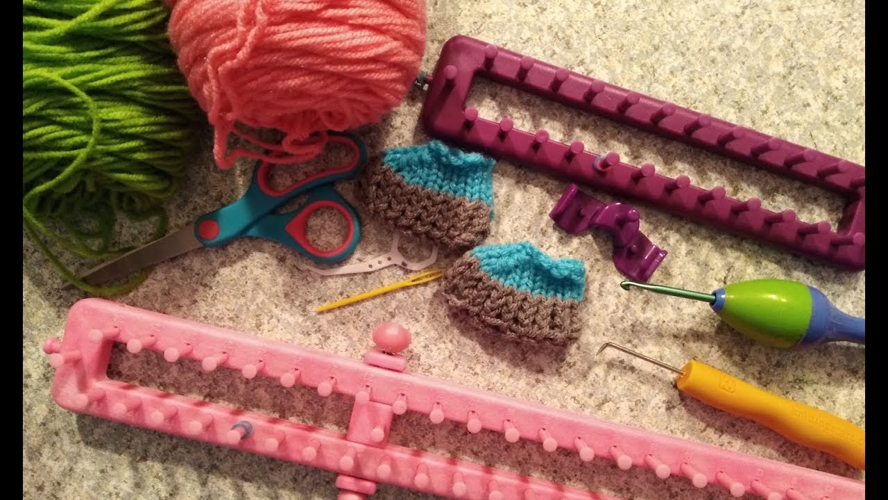 Loom Knitting Doll Shoe Pattern * Easy for Beginners * 18 Inch Dolls