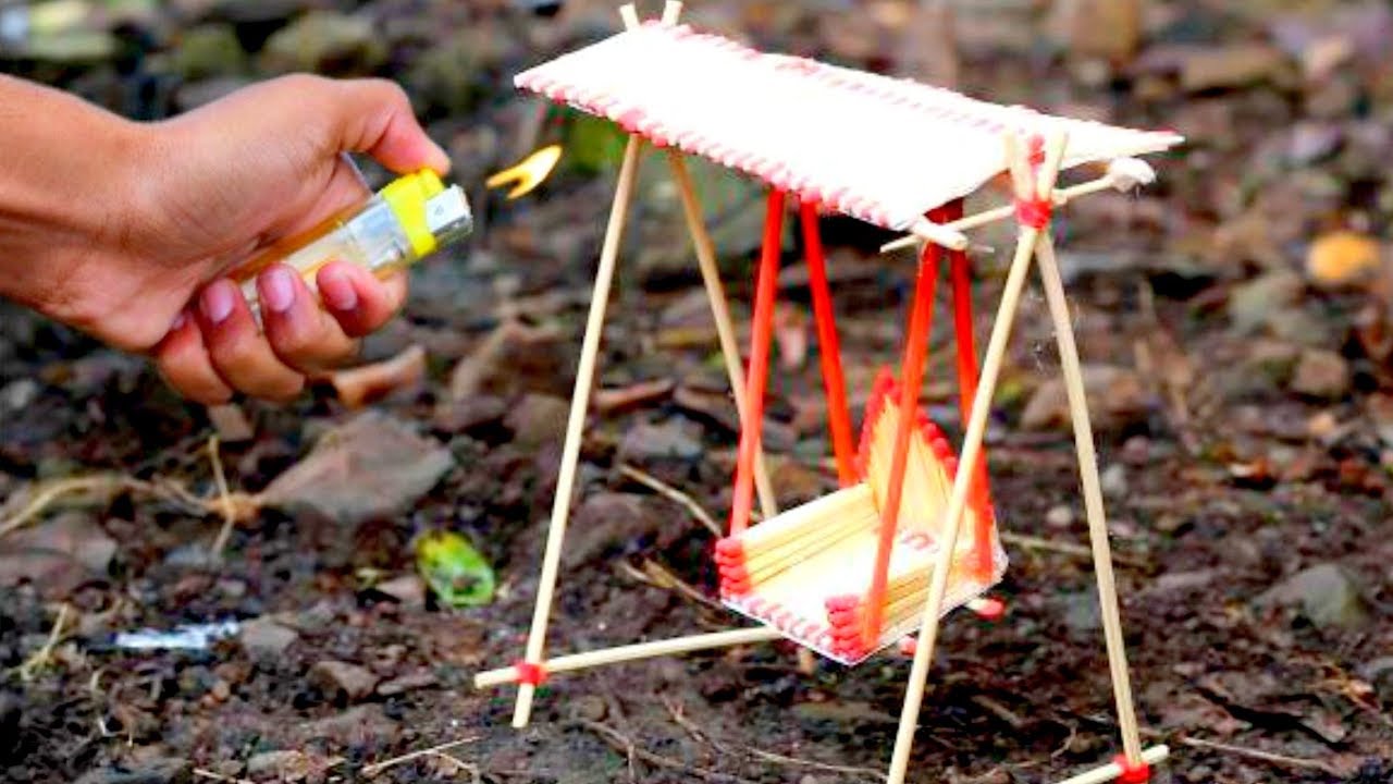 Matchstick Art and Crafts Ideas | How to Make Matchsticks Miniature ...