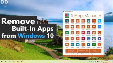 How to Remove Built-In Apps from Windows 10 using || 10AppsManager and Power Shell