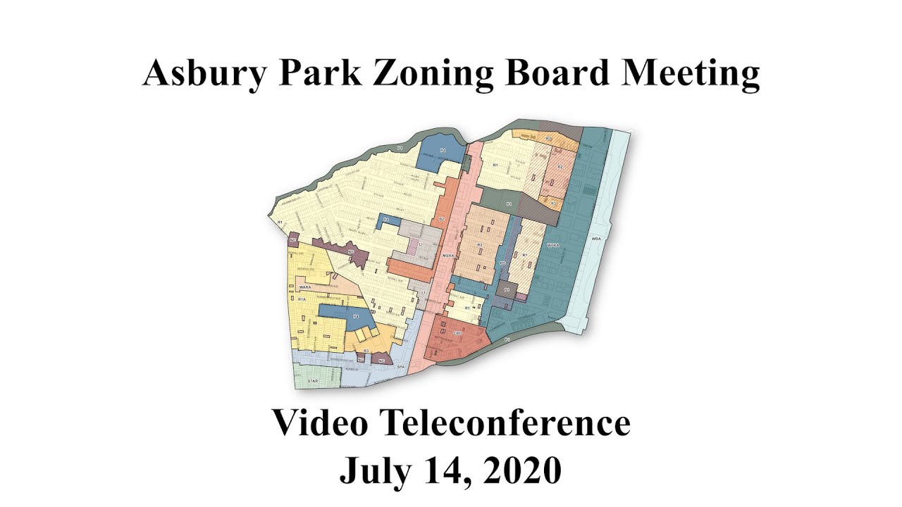 Asbury Park Zoning Board Meeting July 14, 2020 YouTube