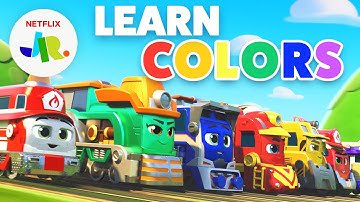 Train Colors For Kids 🌈 Mighty Express | Netflix Jr