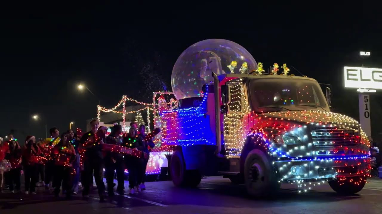 Merry Christmas ! APS Electric Light Parade - 37 Annual - Phoenix Arizona