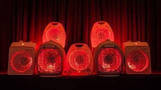 💤 The Sound of 7 Heater Fans Feels Like a Winter Storm Indoors 😴