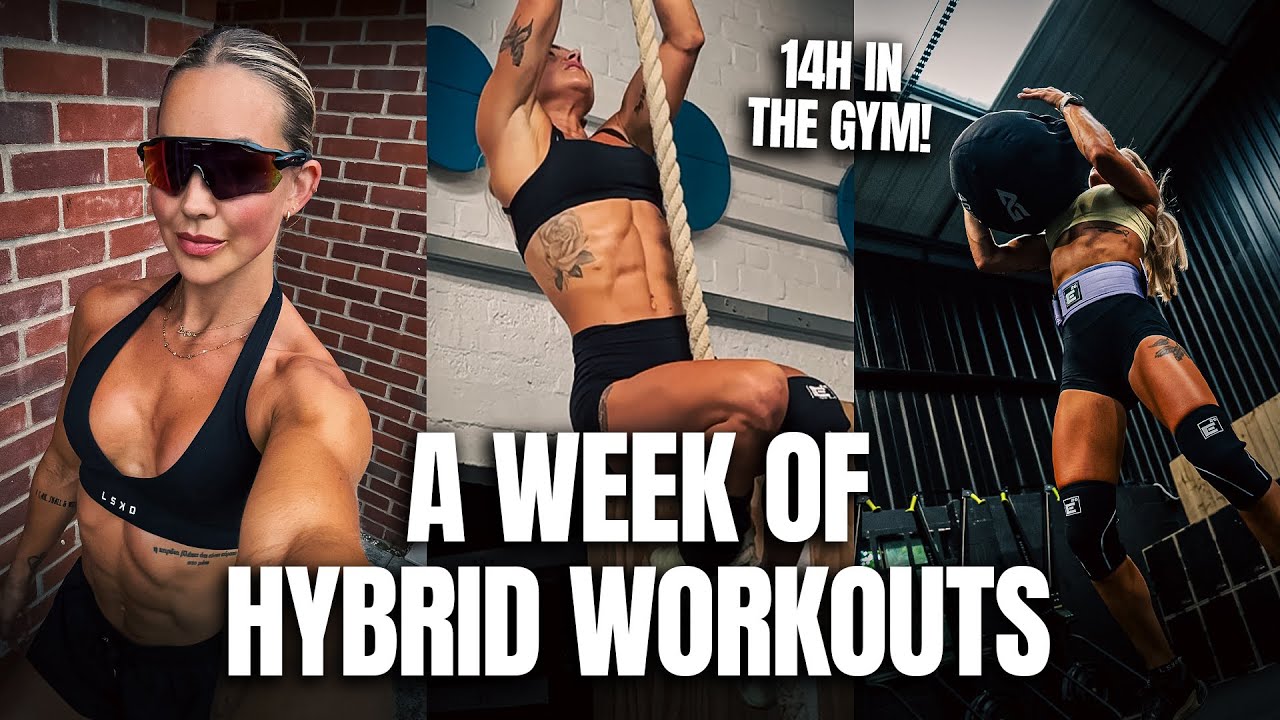 My FULL week of hybrid training (all workouts!) - YouTube