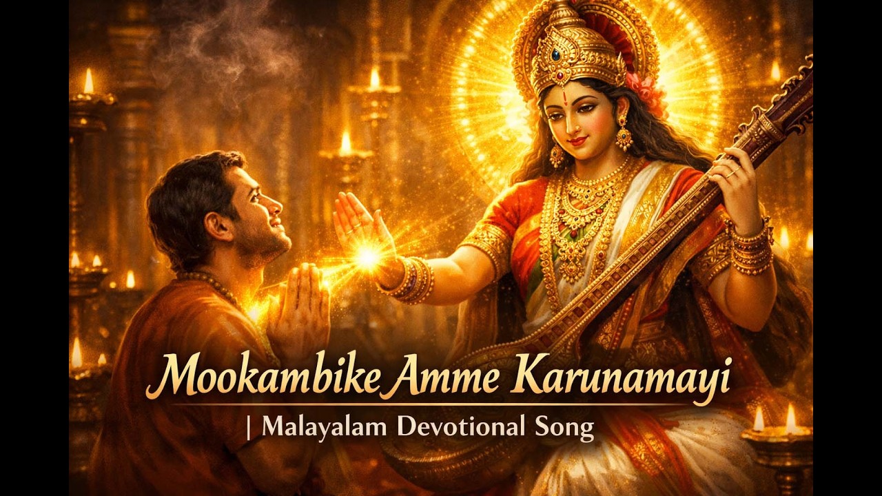 Mookambike Amme Karunamayi | Malayalam Devotional Song | Kollur Mookambika Devi Song