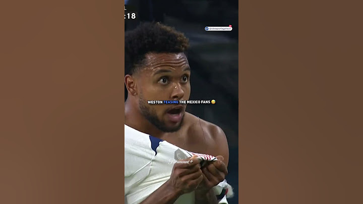 Weston McKennie neckt die mexikanischen Fans! 😤