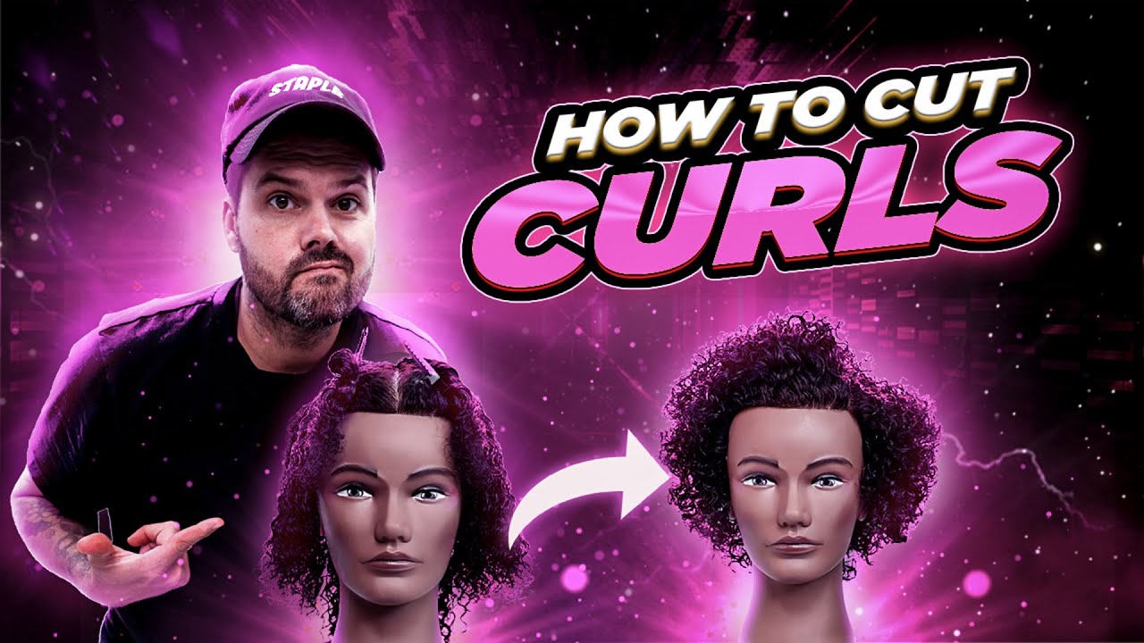 How To Cut a Side Part Haircut In Curly Hair YouTube