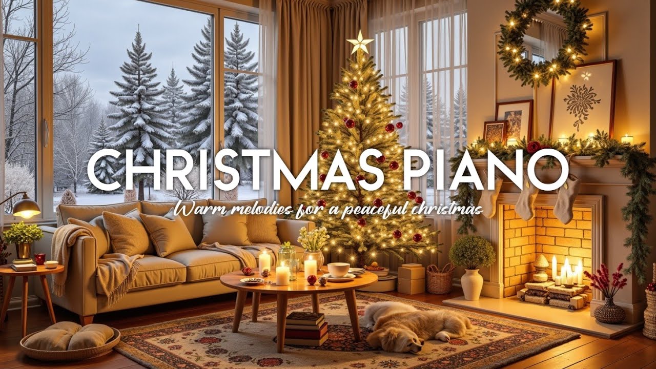 Cozy Christmas Piano Music for a Relaxing Holiday Evening ~ Smooth ...