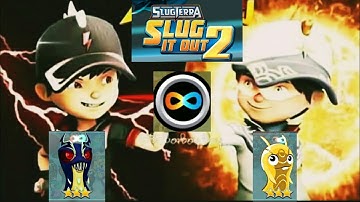 Midas & Amperline FUSION Shot|| Slugterra slug it out 2 with BoboiBoy Solar & Thunderstorm|| FUSIONS