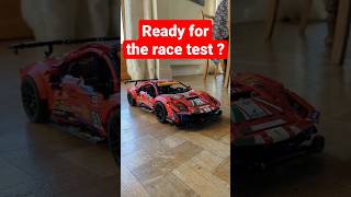 Lego technic pneumatic car with a V8. Race test ! Lego technic pneumatic car with a V8. Race test !