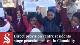 Clonakilty direct provision residents stage a peaceful protest