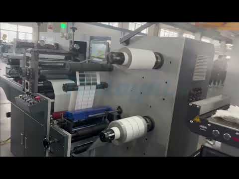 LY-RS350 Label Semi-Rotary Die Cutting Machine for Printed Label Food Label