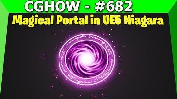 Magical Portal in UE5 Niagara Tutorial | Download Files