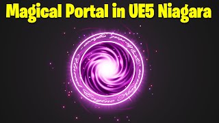 Magical Portal in UE5 Niagara Tutorial | Download Files screenshot 2