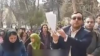 تجمع واعتراض دانشجویان خوابگاه جلال دانشگاه تهران نسبت به بی قانونی های اداره خوابگاه ها