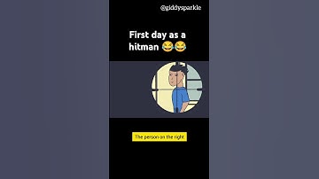 First day as a hitman 😂😂 #animation #funnyanimation #funny #funnycartoon #funnyvideo #hitman #skit