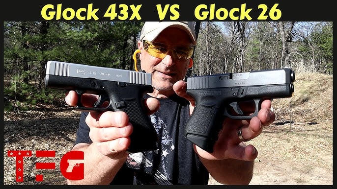 Glock 19, Glock 26 & Glock 43 Range Review - TheFireArmGuy 