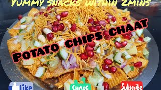 Instant Snacks Potato chips chaat/ uncle chips chaat ?