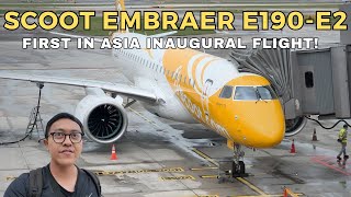 EMBRAER E190-E2 SCOOT FIRST INAUGURAL FLIGHT | SINGAPORE TO KRABI