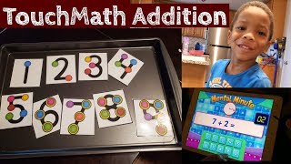 How we do a TouchMath Addition Lesson / Homeschool (Pre-K and up)