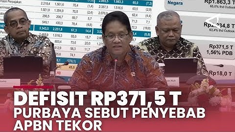 Menkeu Purbaya umumkan penyebab APBN defisit Rp371,5 Triliun