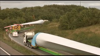 Nooteboom  Giants in Windmill transport