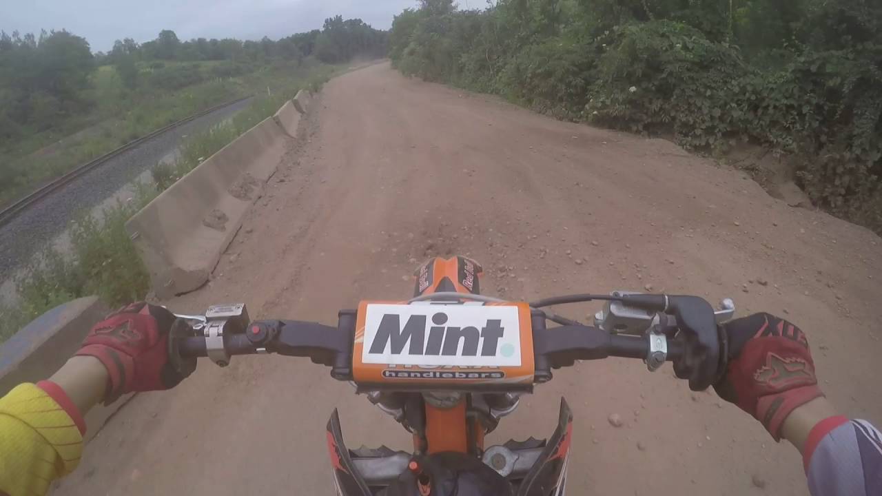 KTM 150sx trail ride - YouTube