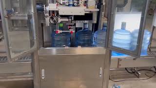 5 gallon bottle cap labeling machine 