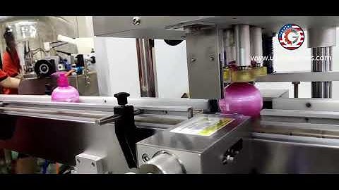 Automatic hand wash cream bottle pump cap capping machine bottle capping equipment