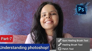 Adobe Photoshop for Beginners - Class 7 spot healing brush tool, healing brush tool, and patch tool.