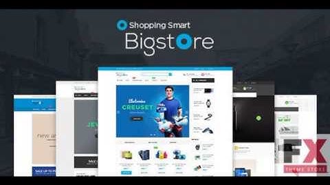 Preview Bigstore Responsive Magento Theme TFx