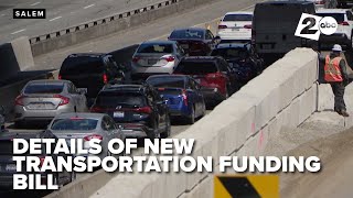 Oregon governor reveals new transportation funding bill details