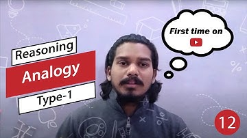 Analogy | Type-1 Completing The Analogous Pair  | Jaiswar Edufit-2021