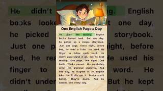 One English Page a Day | English Reading and Listening Practice#easyenglish #englishforbeginners
