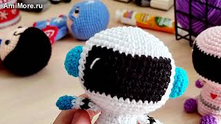 Амигуруми: схема Маленький Космонавт | Игрушки вязаные крючком - Free crochet patterns.