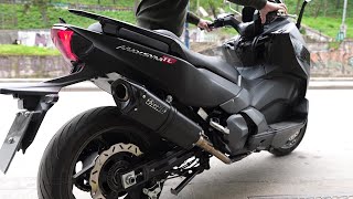 RACE GUNS exhaust sound on SYM MAXYM TL 508 scooter