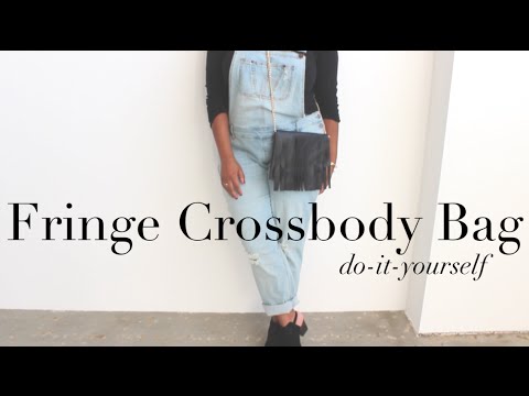 {DIY} Fringe Crossbody Bag - YouTube