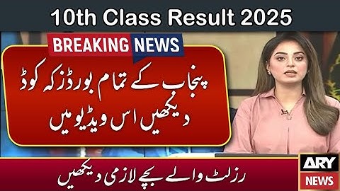How to Check 10th Class Result by SMS | All Punjab Boards Codes & Results 2025 | Matric Result 2025