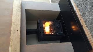 Step by step Fireline multi fuel stove installation with no chimney breast