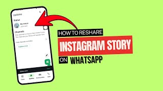 How to reshare Instagram story on WhatsApp? screenshot 5