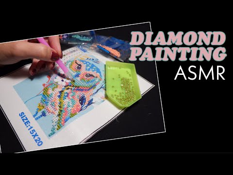 ASMR Portugal: Pintar com Diamantes e muita conversa | Diamond Painting