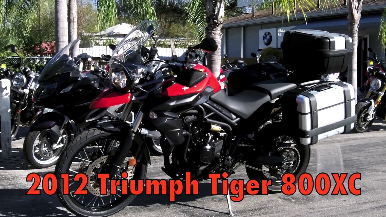 Pre-Owned 2012 Triumph Tiger 800XC Orange at Euro Cycles of Tampa Bay